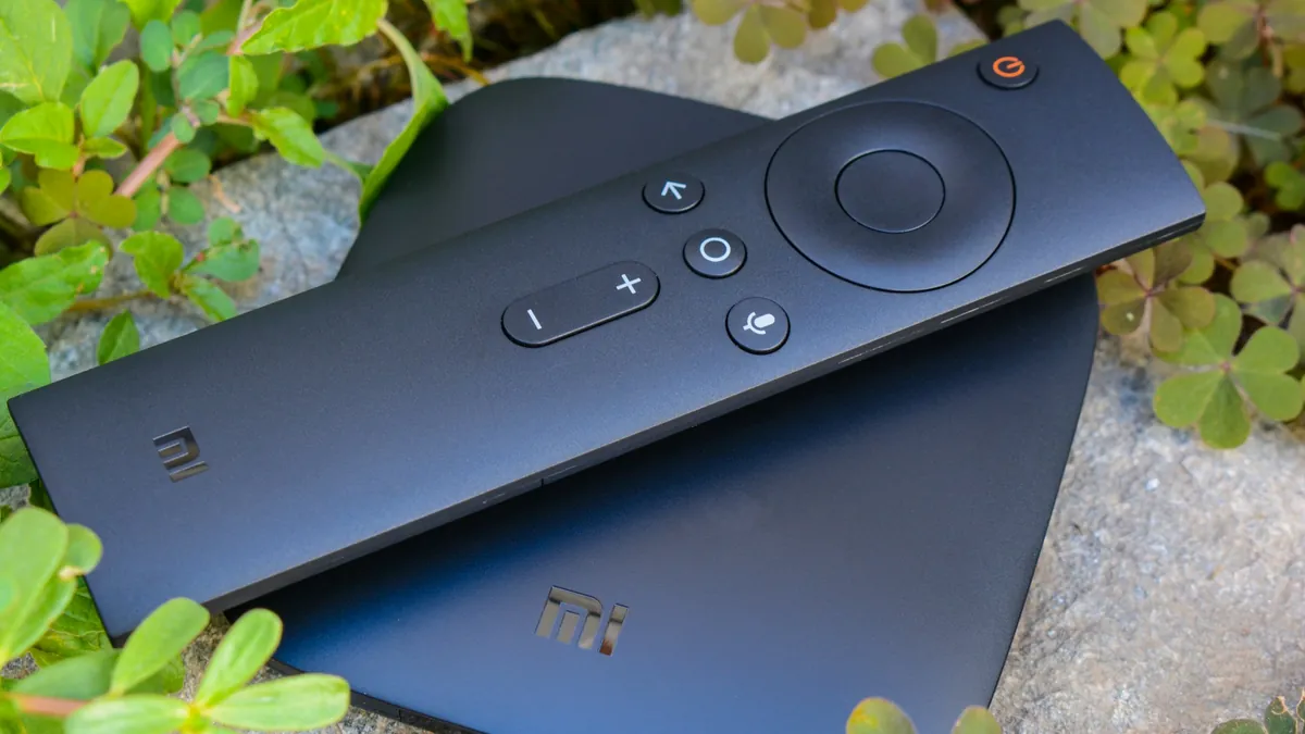 Android TV box and remote, one of the best devices for IPTV in New Zealand